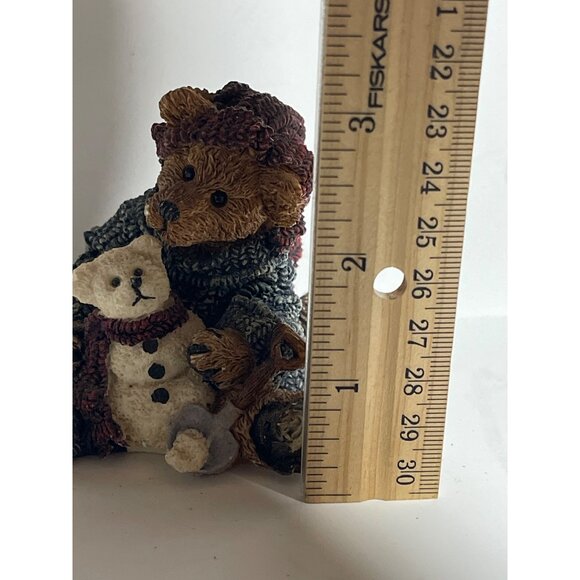 Boyds Bears & Friends Elliot & Snowbeary Figurine Limited Edition VTG 1994 #2242 - Picture 9 of 10